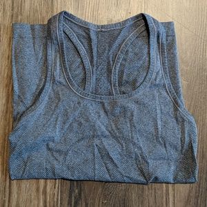 lululemon athletica size 4 grey swiftly tank